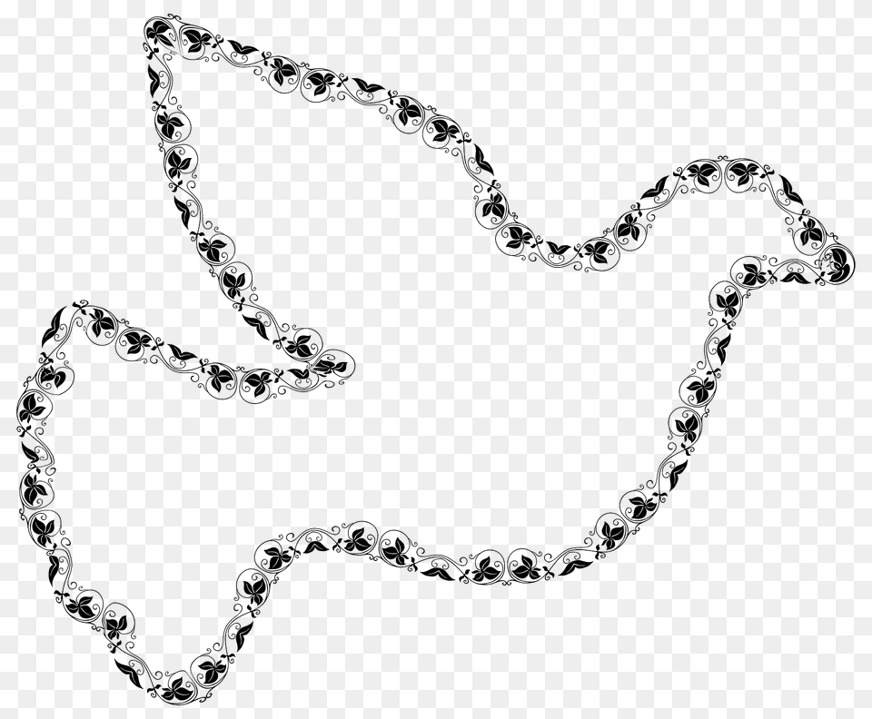 Corner Piece Ii Extrapolated Peace Dove Clipart, Accessories, Jewelry, Necklace, Pattern Free Transparent Png