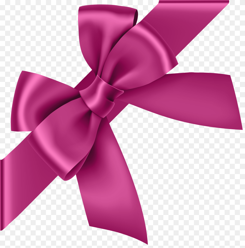 Corner Pink Ribbon Corner Ribbon, Accessories, Formal Wear, Purple, Tie Png Image