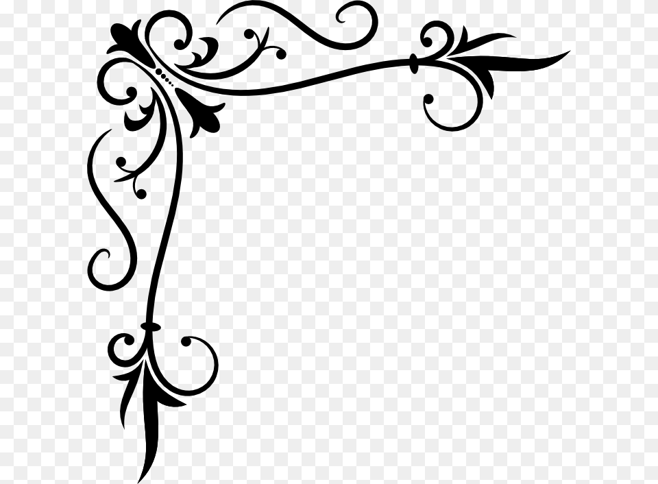 Corner Scroll Clip Art Corner Design Transparent, Floral Design, Graphics, Pattern, Stencil Png