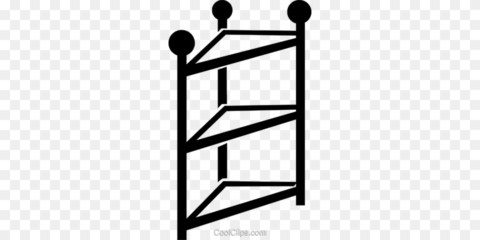 Corner Shelf Royalty Free Vector Clip Art Illustration, Handrail Png Image