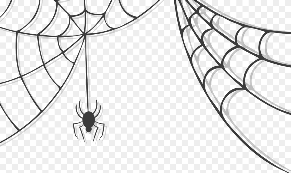 Corner Transparent Spider Web Graphic Royalty Halloween Spider Web Clipart, Spider Web Png Image