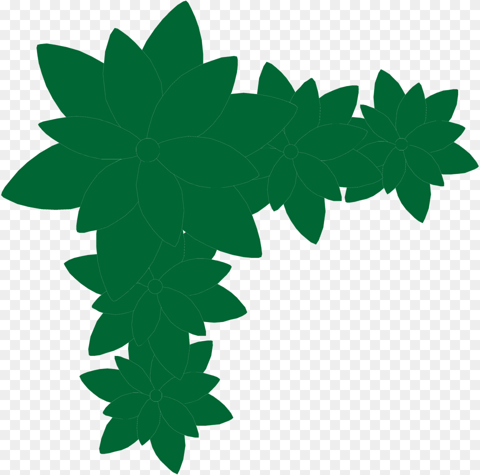 Corner Upper Left Clip Art, Green, Leaf, Plant, Herbs Png Image