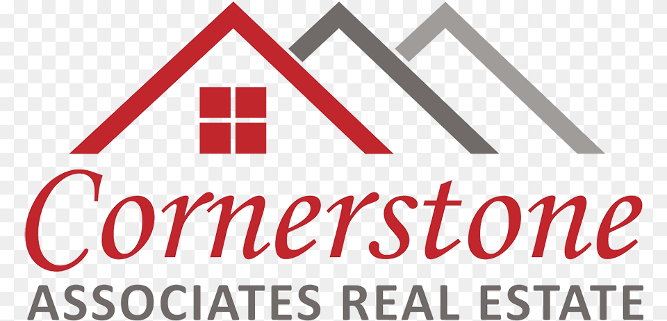 Cornerstone Associates Real Estate Sign, Logo, Text Free Transparent Png