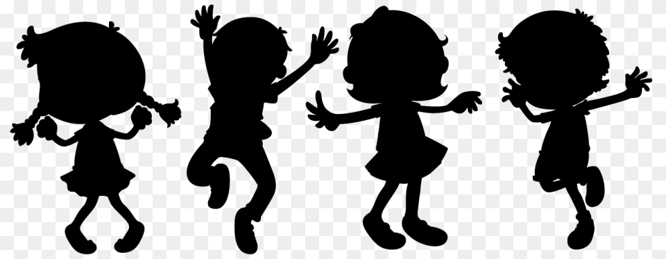 Cornerstone Kids Silhouettes, Gray Png