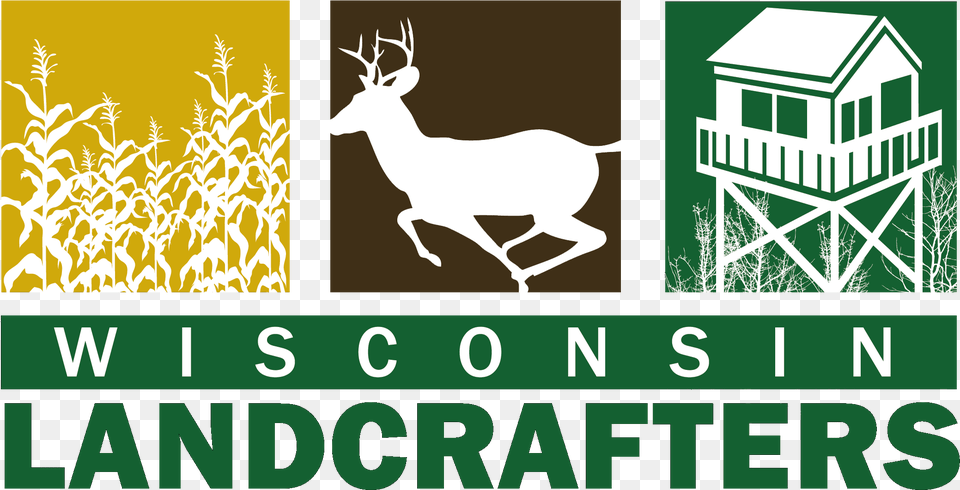 Cornfield Deer Cabin Logo Of Wisconsin Landcrafters Wisconsin Landcrafters, Animal, Mammal, Wildlife, Antelope Free Png