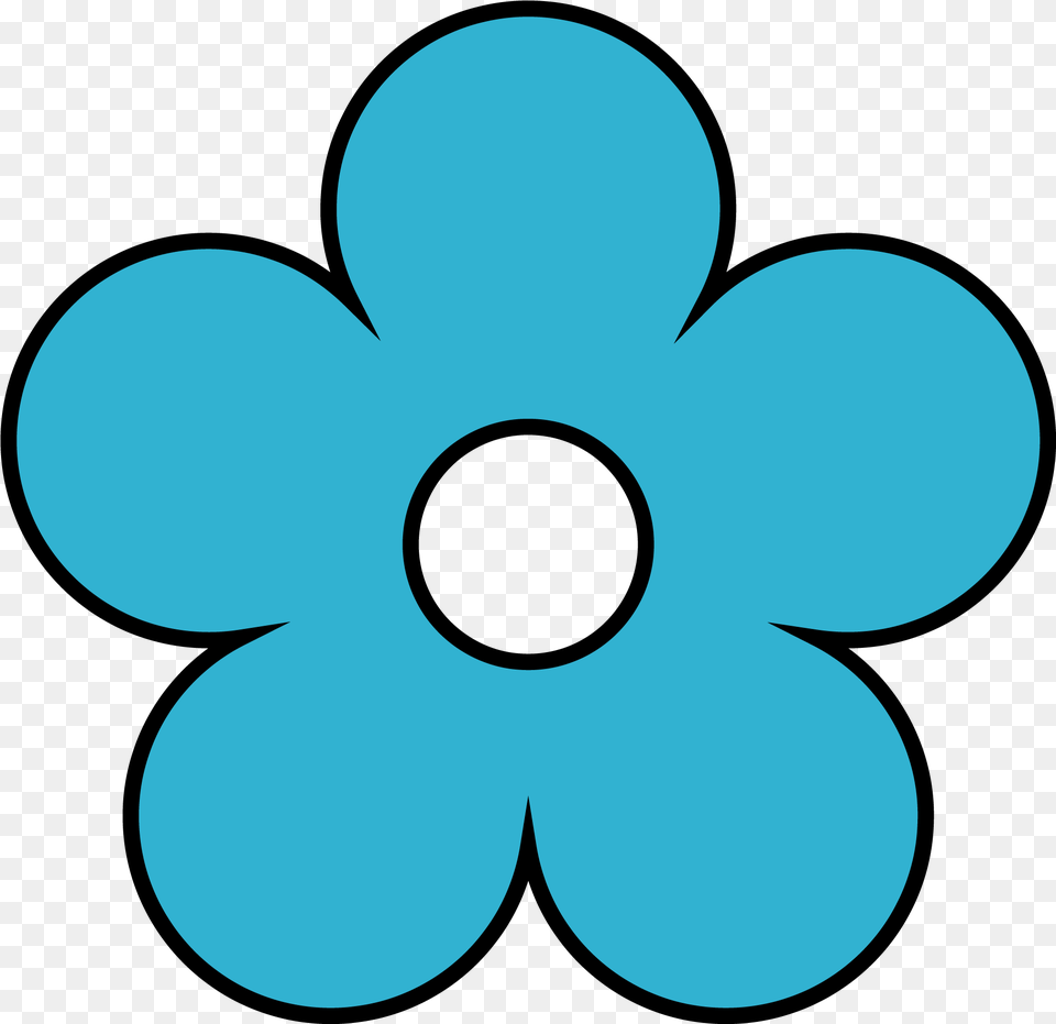 Cornflower Blue Flower Clipart Mystery Machine Scooby Doo Flowers, Anemone, Plant, Daisy, Turquoise Free Png Download