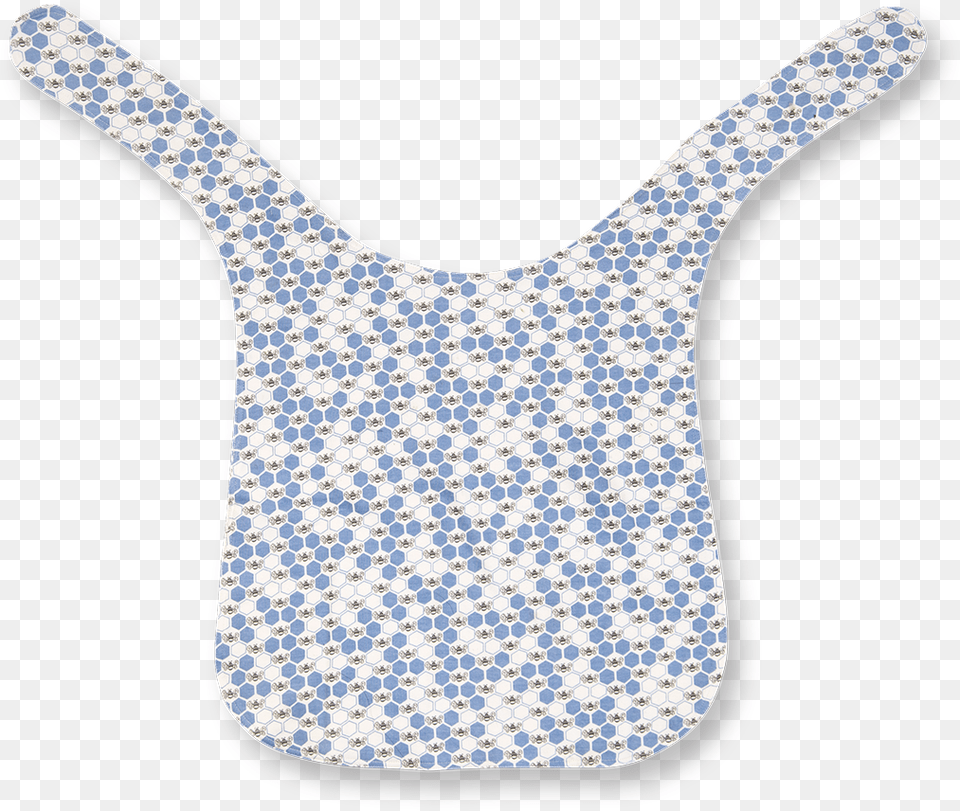 Cornflower Blue Oversized Bib Pattern Free Png Download