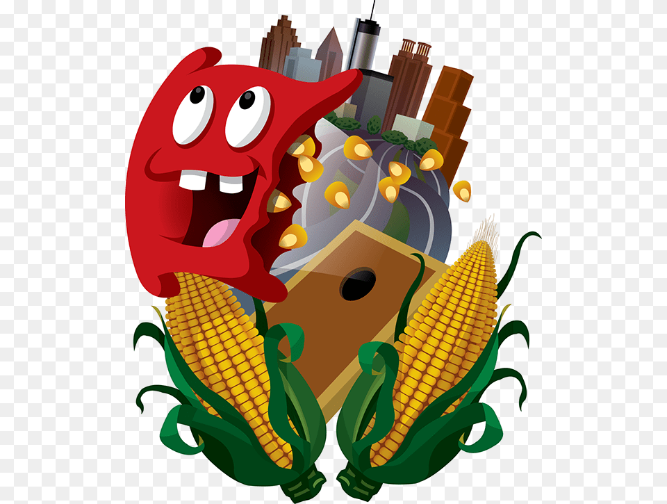 Cornhole Logo, Food, Produce, Corn, Grain Png Image
