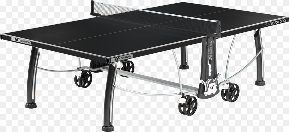 Cornilleau Black Code Outdoor Table Tennis Table Black Table Tennis Table Free Png