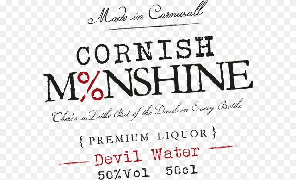 Cornish Moonshine The Cornish Moonshine Company Cornwall Sparks And Honey, Text, Blackboard, Advertisement, Poster Free Png Download