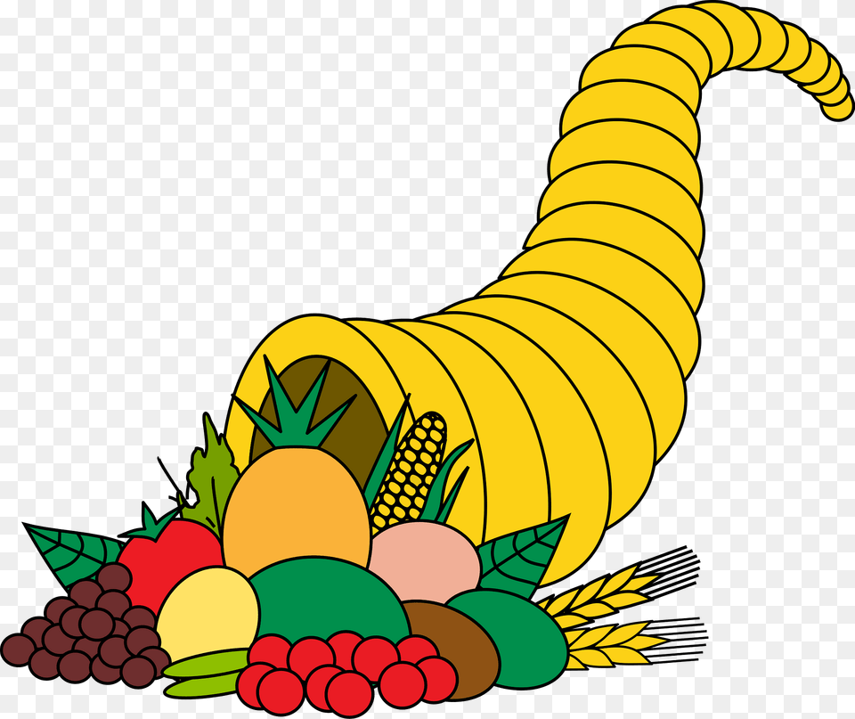 Cornucopia Clipart, Banana, Food, Fruit, Plant Png