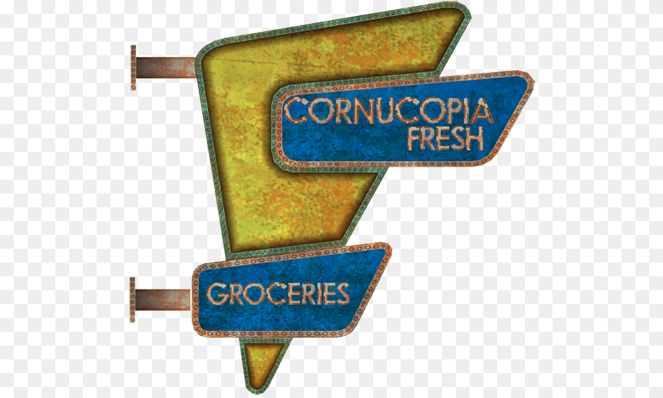 Cornucopia Fresh Groceries Sign, Symbol, Logo, Text Png Image