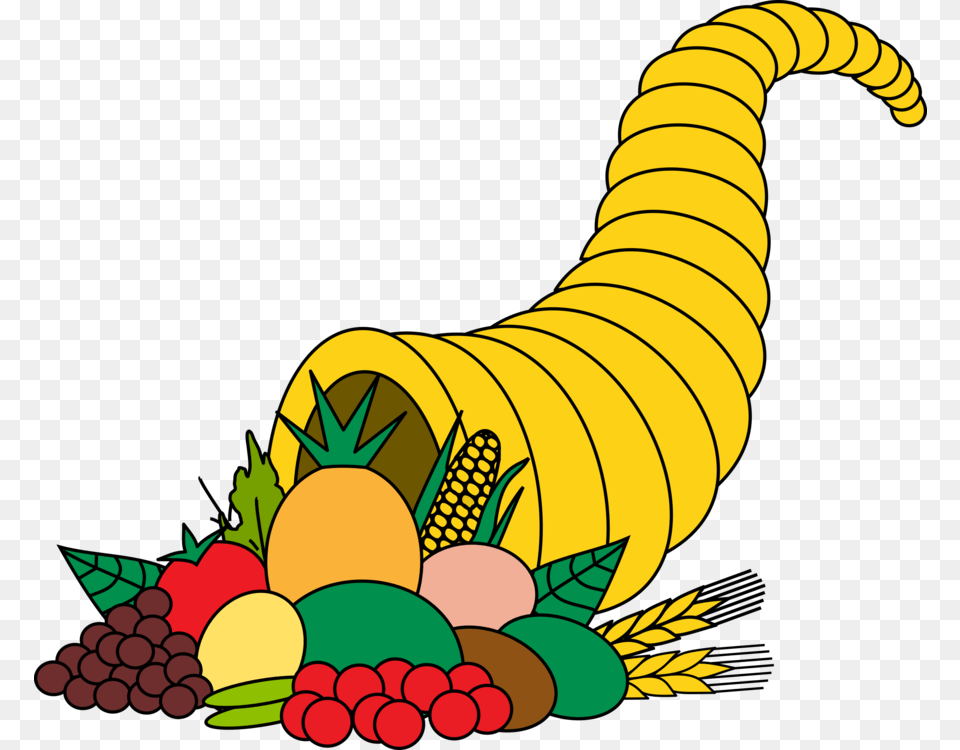 Cornucopia Thanksgiving Day Computer Icons Microsoft, Banana, Food, Fruit, Plant Free Png Download