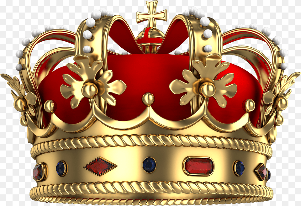 Coroa Dourada 21 Royal King Crown, Accessories, Jewelry Free Png