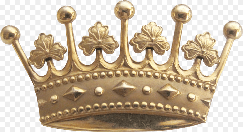 Coroa Transparente5 Gold Crown Vintage, Accessories, Jewelry Png Image