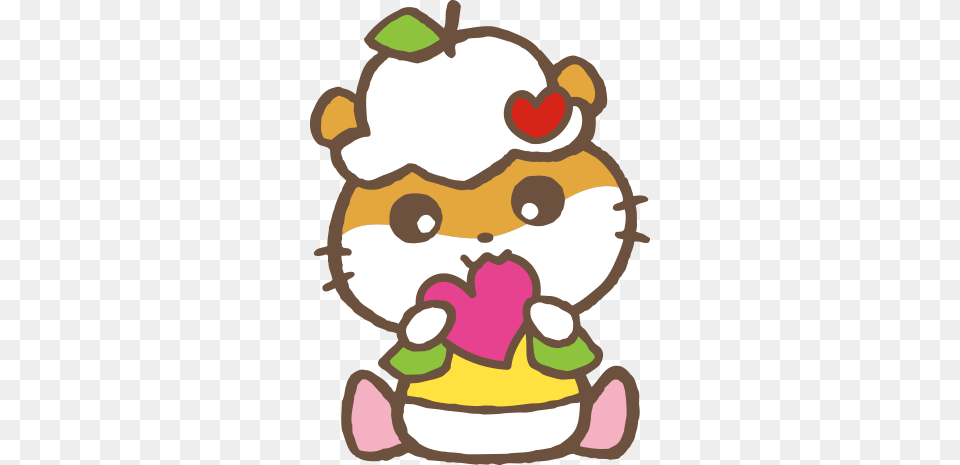 Corocorokuririn Hello Kitty Sanrio Characters, Cream, Dessert, Food, Ice Cream Free Png