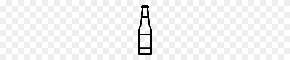 Corona Beer Bottle Icons Noun Project, Gray Png Image