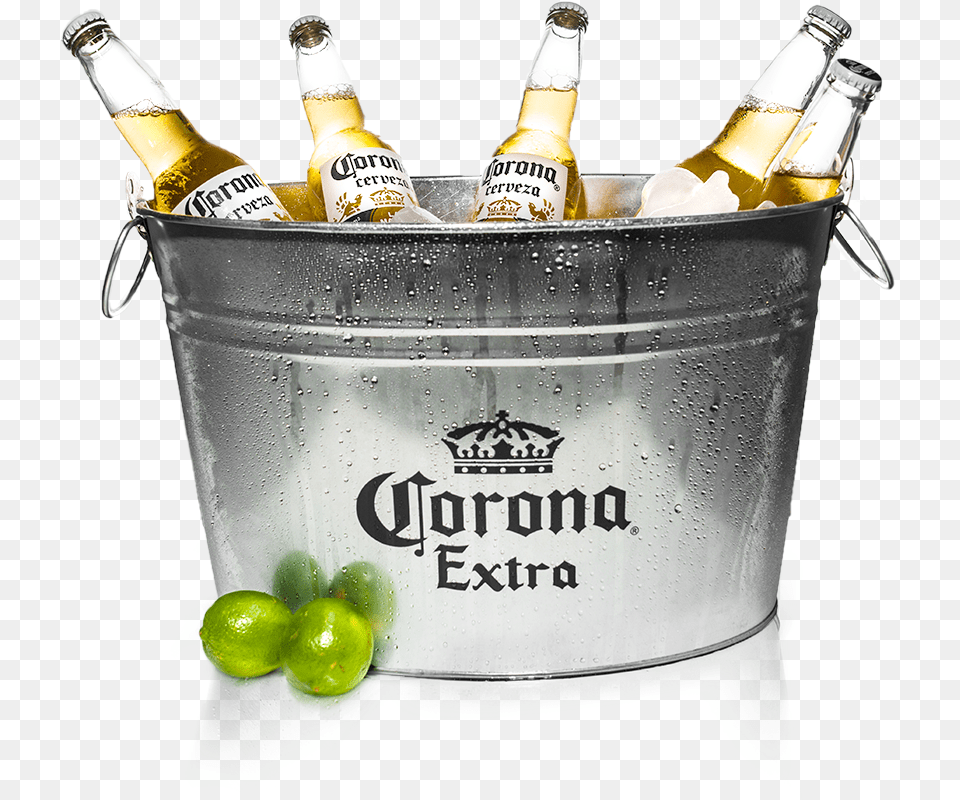 Corona Bucket, Alcohol, Beer, Beverage, Plant Png
