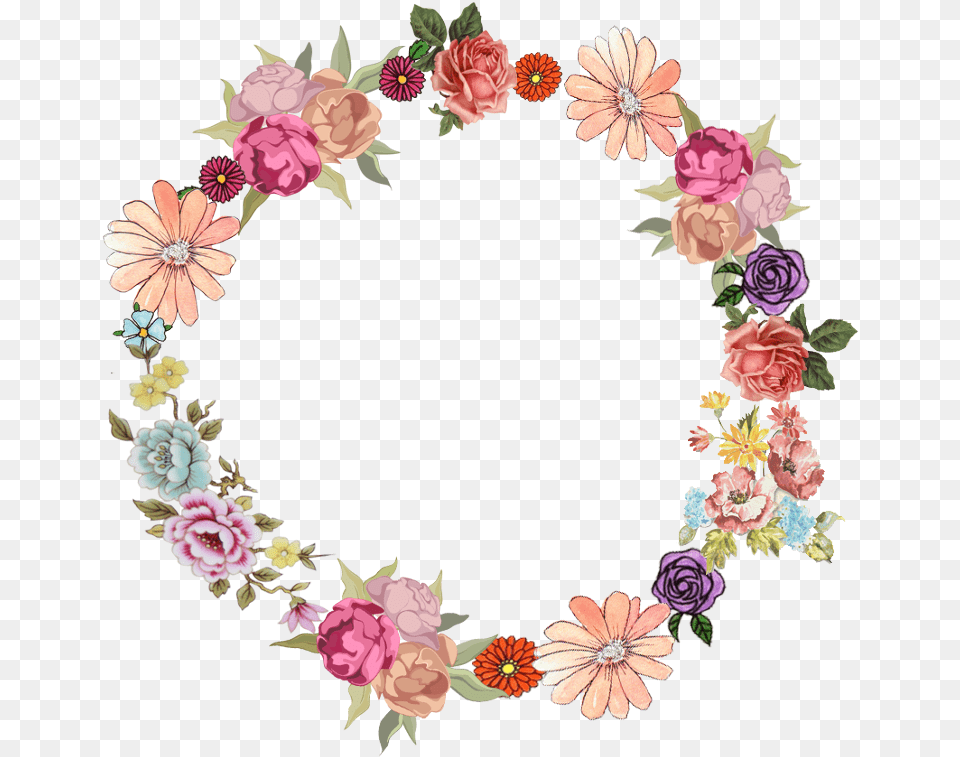 Corona De Flores Dibujo, Pattern, Art, Floral Design, Graphics Png