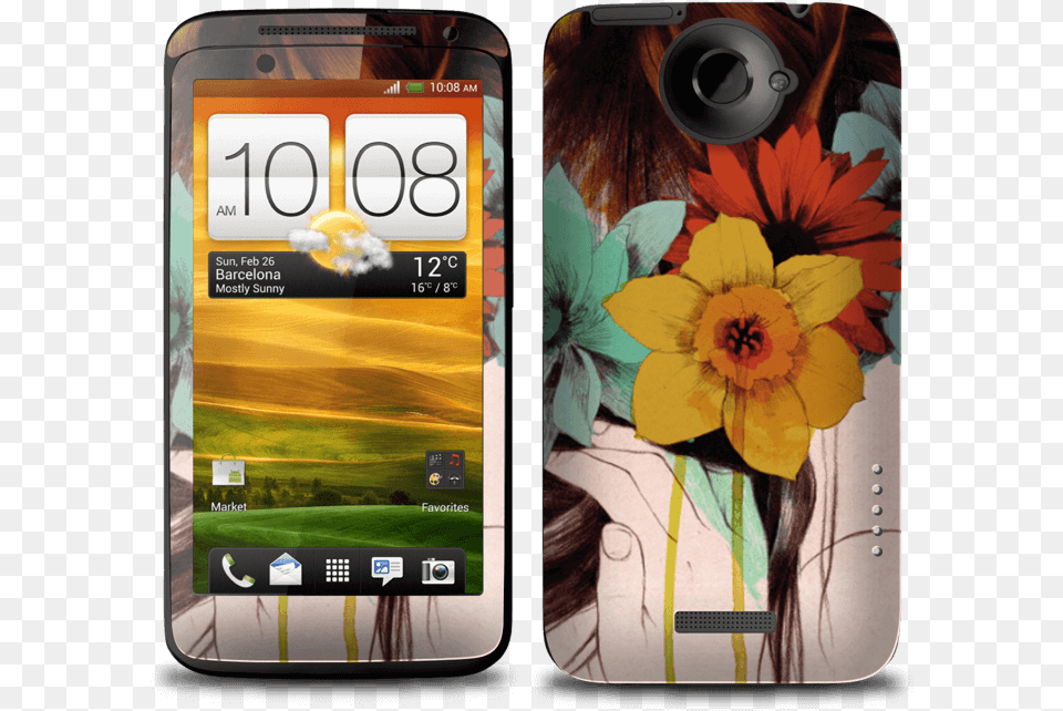 Corona De Flores Htc One X 32 Gb White Unlocked, Electronics, Mobile Phone, Phone, Adult Free Png