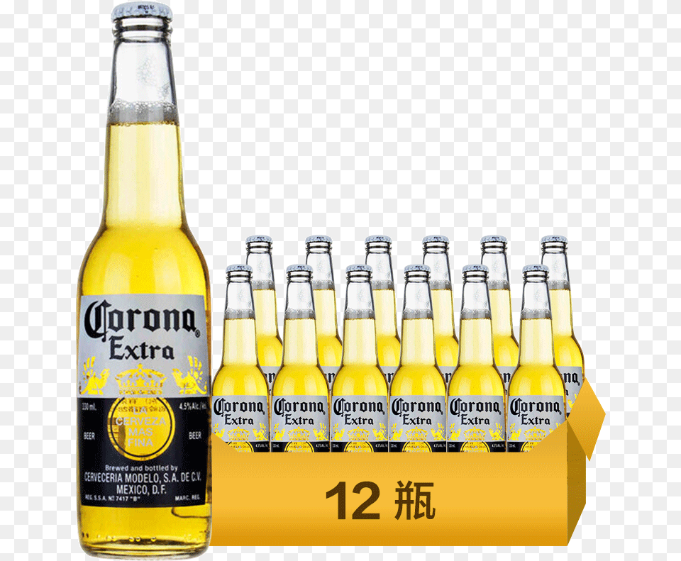 Corona Extra, Alcohol, Beer, Beer Bottle, Beverage Free Transparent Png