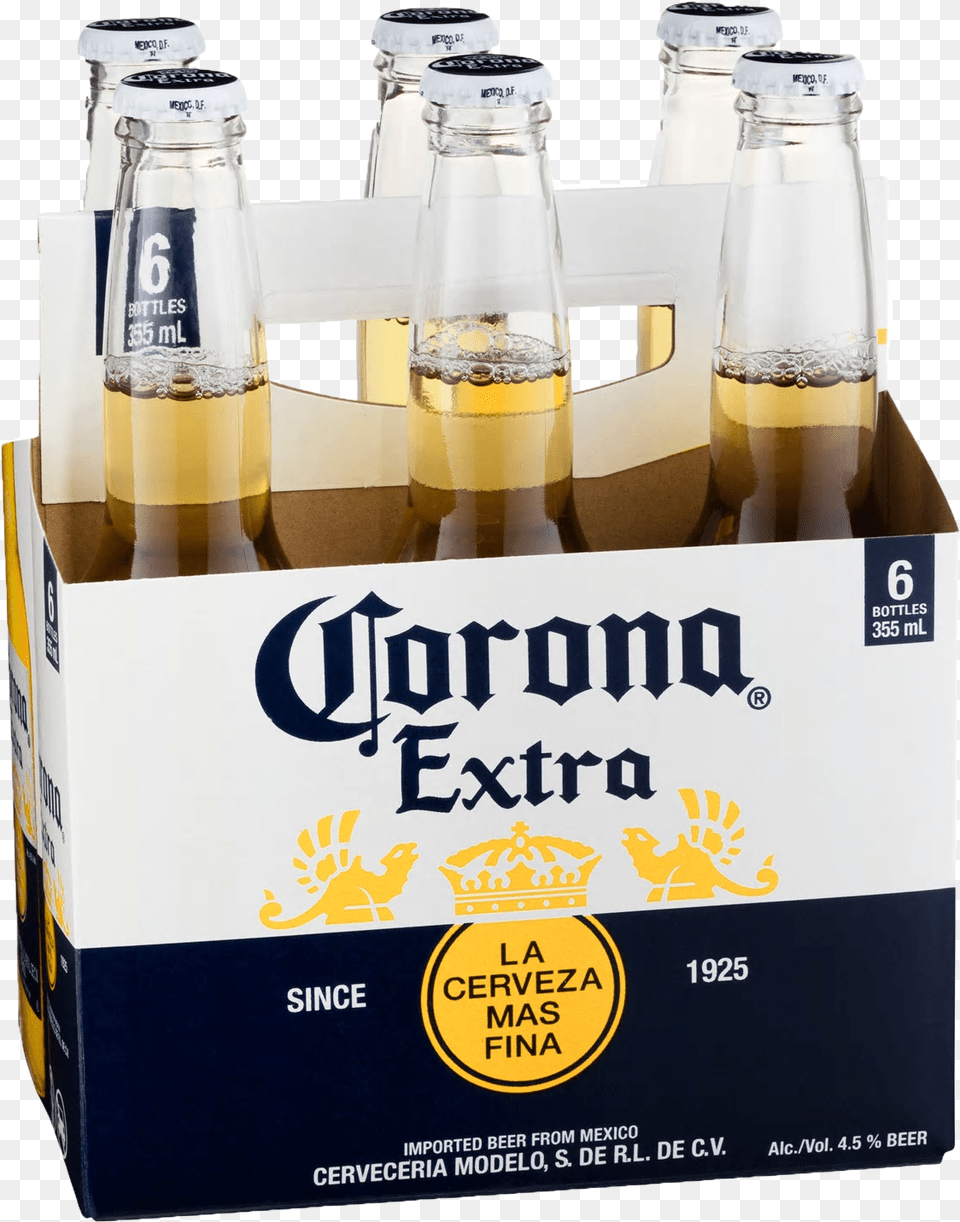Corona Extra, Alcohol, Beer, Beer Bottle, Beverage Png Image