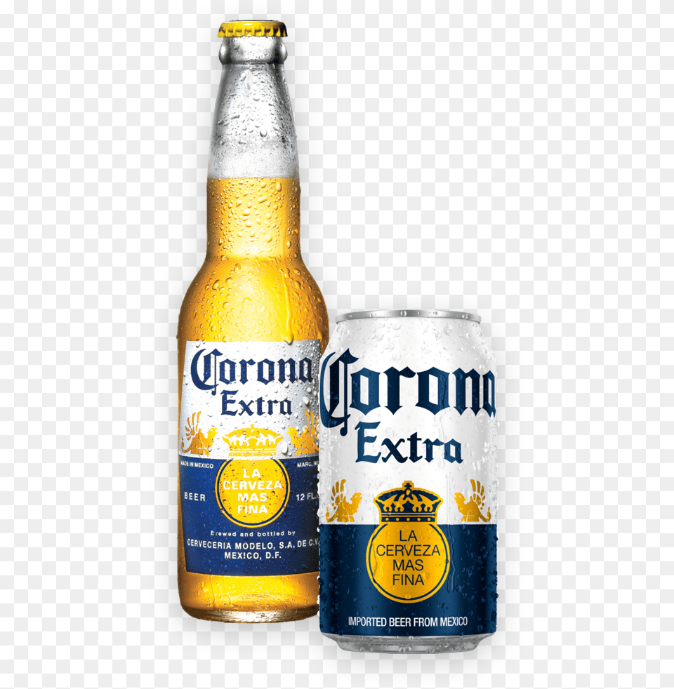 Corona Extra Cans, Alcohol, Beer, Beverage, Lager Free Png
