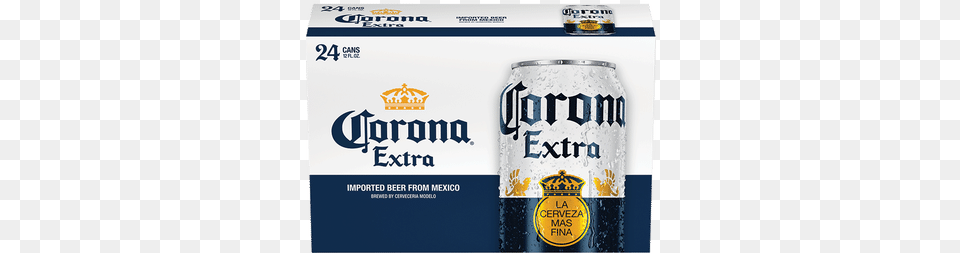 Corona Extra Corona 24 Pack Cans, Alcohol, Beer, Beverage, Lager Free Png Download