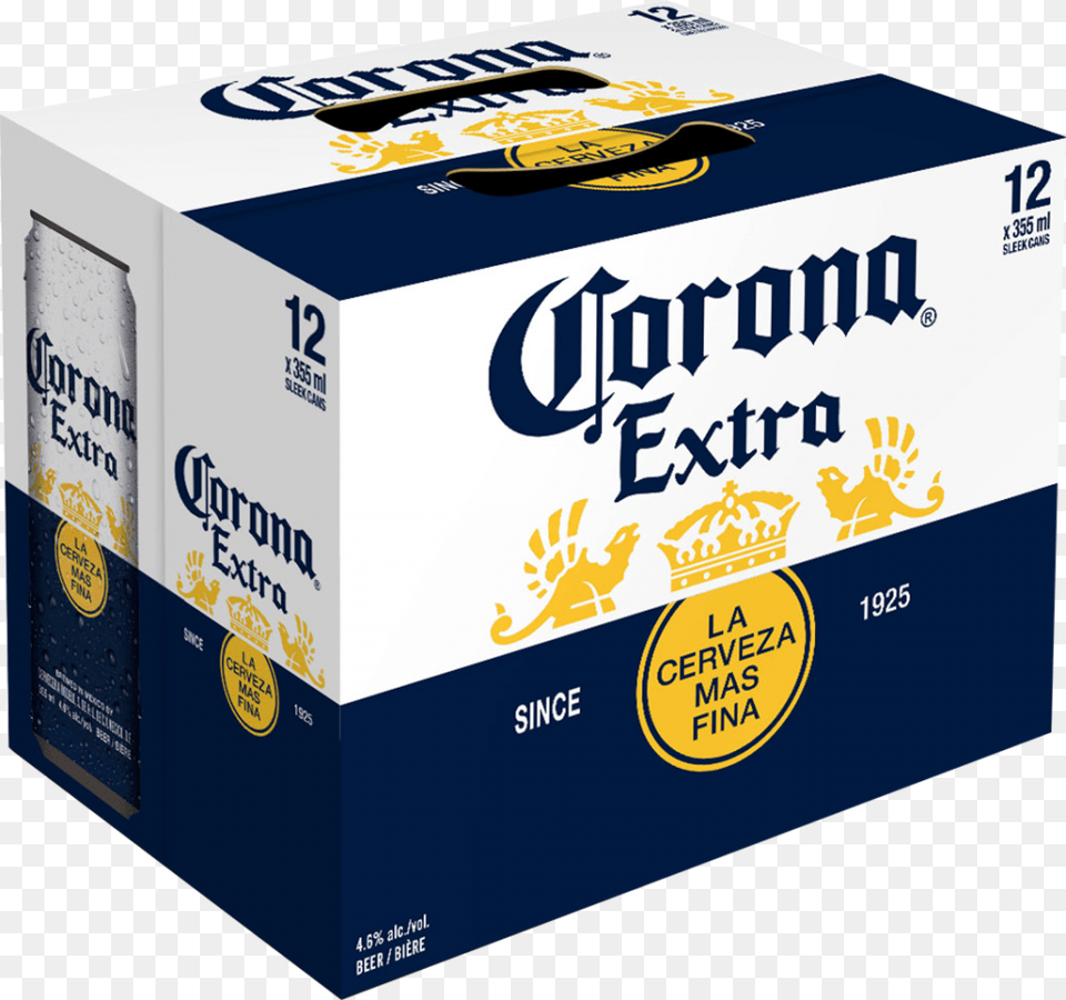 Corona Extra Corona Extra 18 X, Box, Cardboard, Carton Png Image
