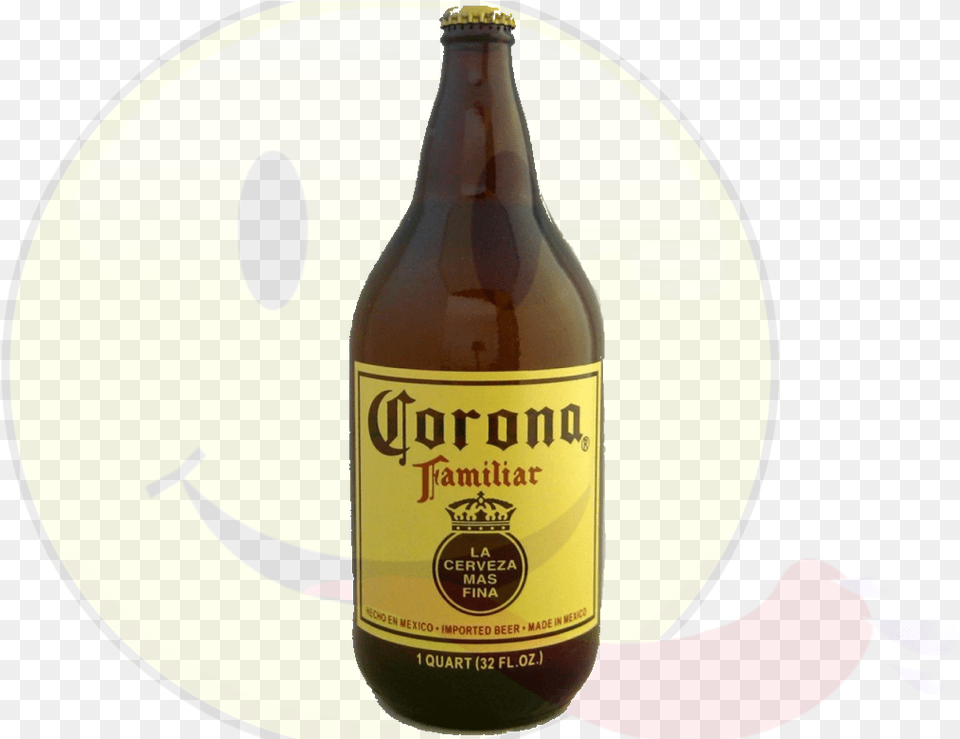 Corona Familiar Beer 32 Fl Oz Bottle, Alcohol, Beer Bottle, Beverage, Liquor Free Transparent Png
