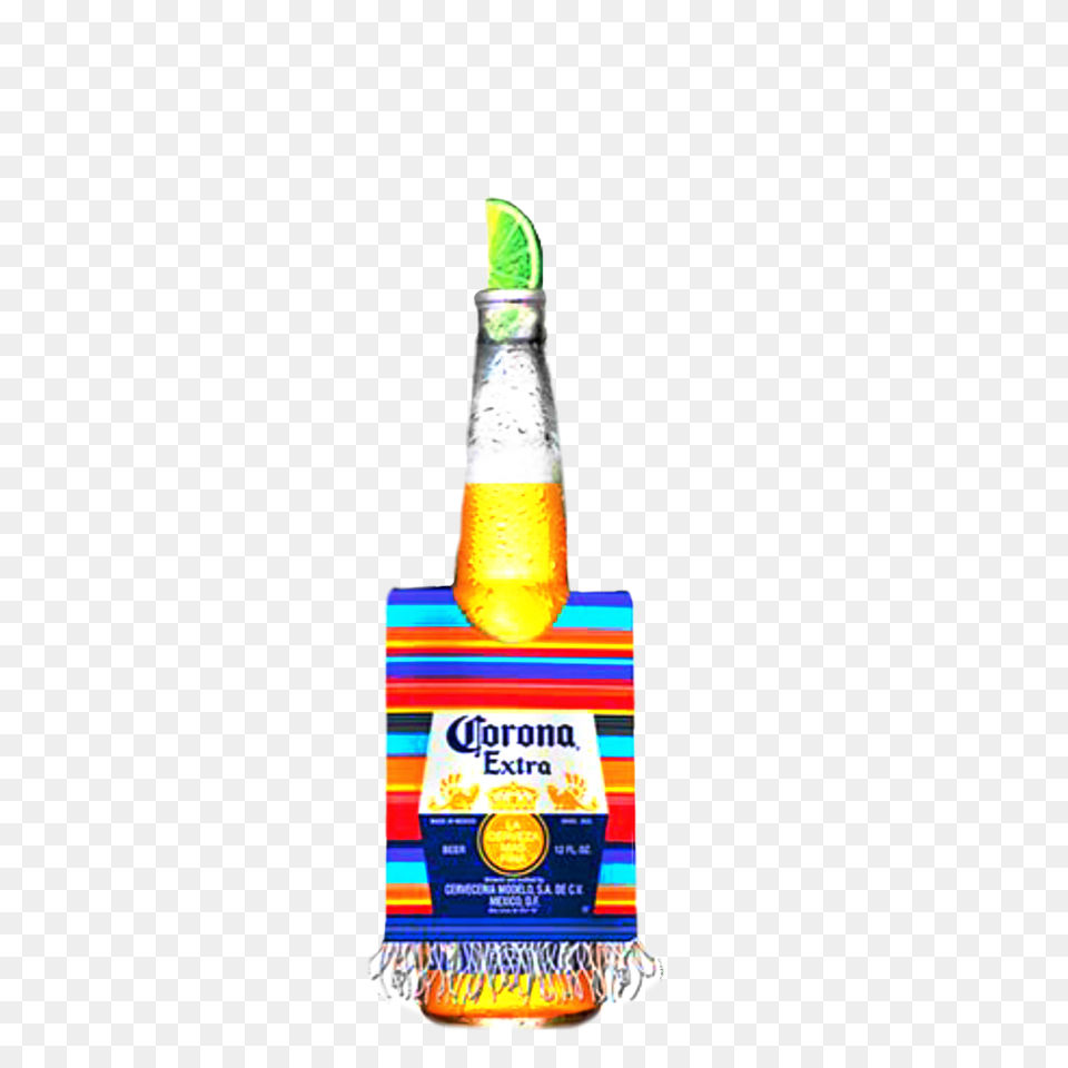 Corona Festive Beer Poncho Cincodemayo, Alcohol, Beer Bottle, Beverage, Bottle Free Png