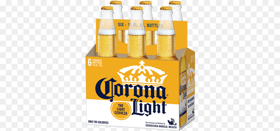 Corona Light 6pk Corona Light 12 Pack, Alcohol, Beer, Beverage, Lager Png