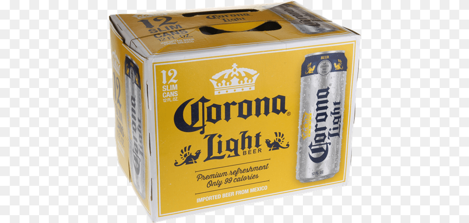 Corona Light Beer 12 Pk Slim Cans Hy Vee Aisles Online Can Or Corona Light, Alcohol, Beverage, Lager, Tin Png