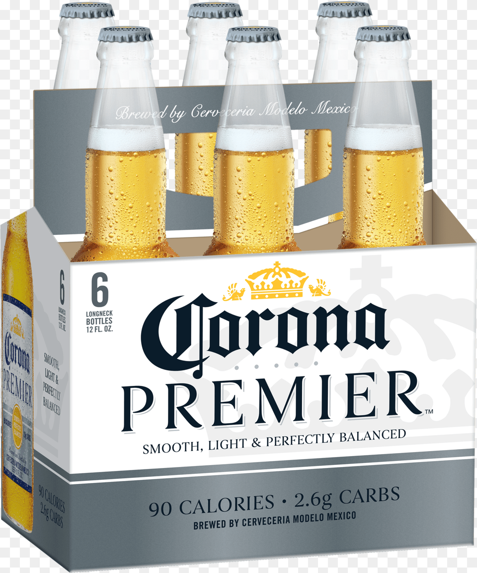 Corona Premier 12 Pack, Alcohol, Beer, Beverage, Lager Free Png