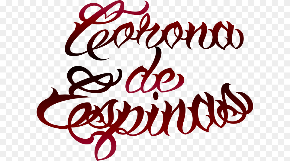 Coronadeespinas Calligraphy, Maroon, Cosmetics, Lipstick, Text Free Transparent Png
