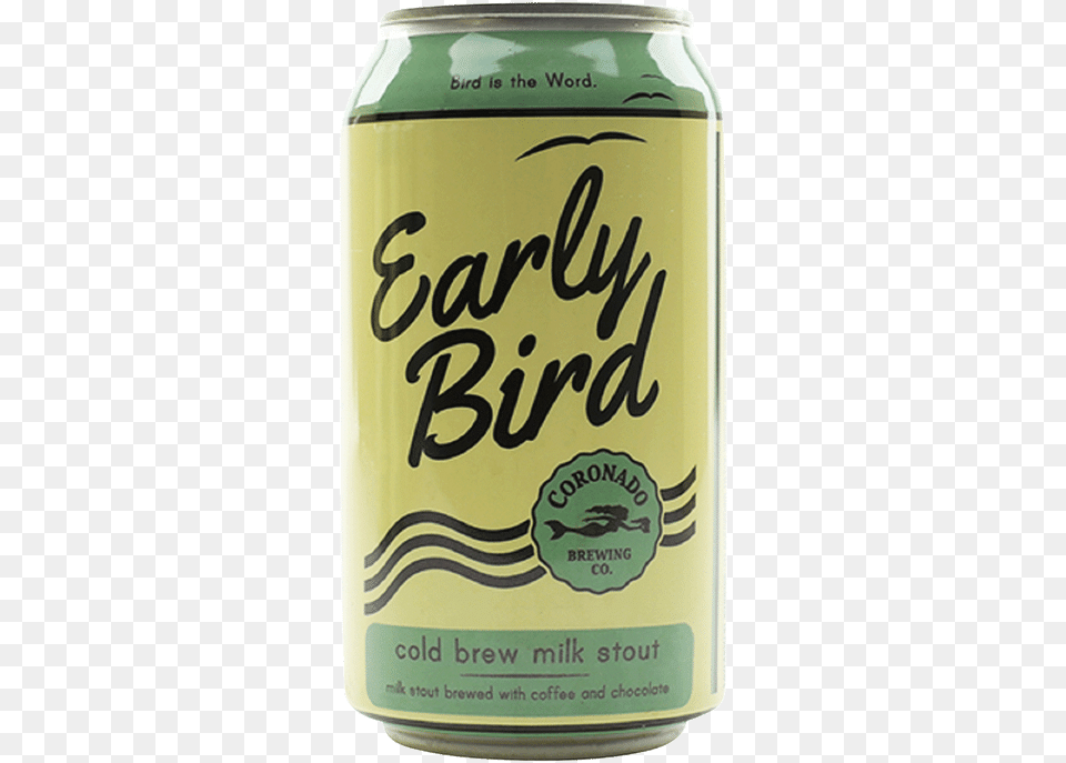 Coronado Early Bird Mocha Milk Stout Cream Soda, Can, Tin Free Png