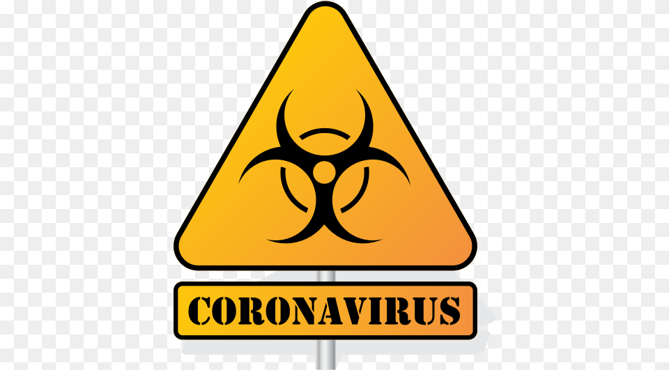 Coronavirus Biohazard Sign, Symbol, Road Sign Free Png