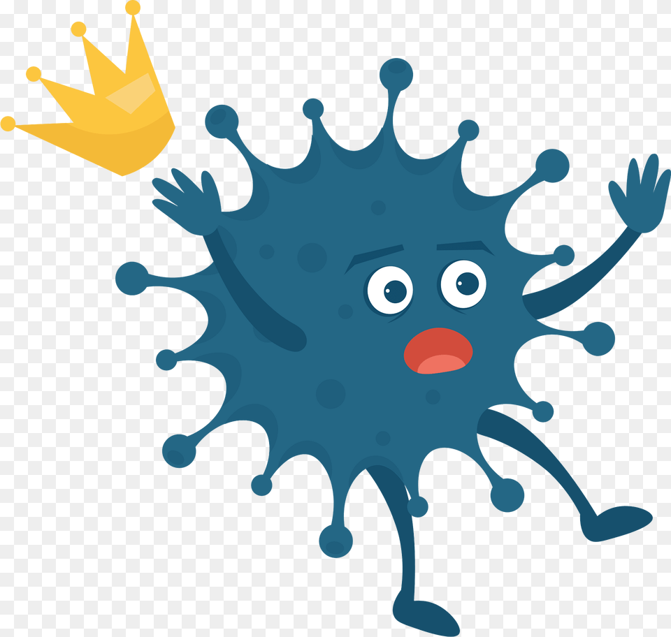 Coronavirus Character Clipart, Art, Graphics, Animal, Sea Life Free Png