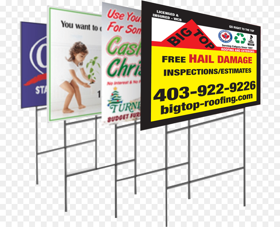 Coroplast Signs Yard Signs, Advertisement, Child, Female, Girl Free Png Download