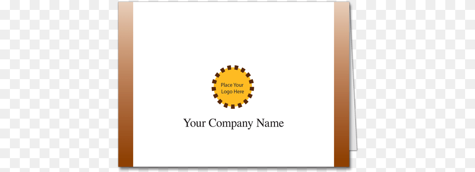 Corporate Logo Note Card Classic Rust 2792 Horizontal, Page, Text Png