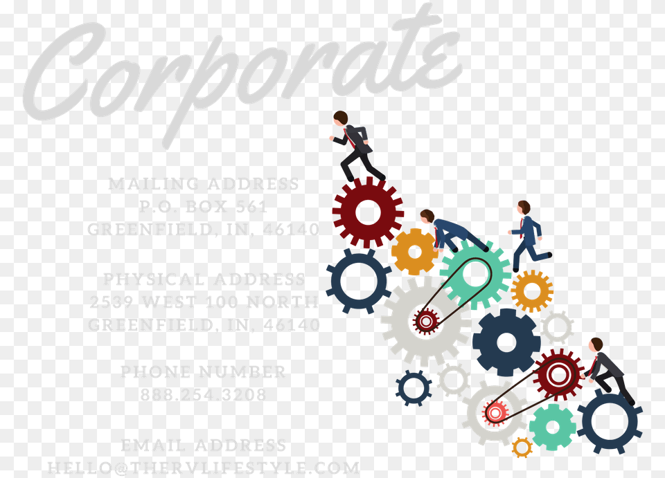 Corporate Trabajo En Equipo Engranaj, Advertisement, Art, Graphics, Poster Png Image