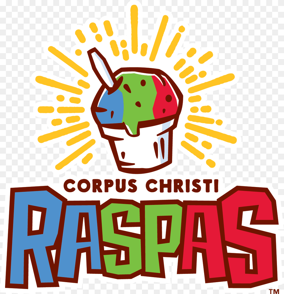 Corpus Christi Raspas Copa Branding Milb Copa De La, Cream, Dessert, Food, Ice Cream Free Png Download