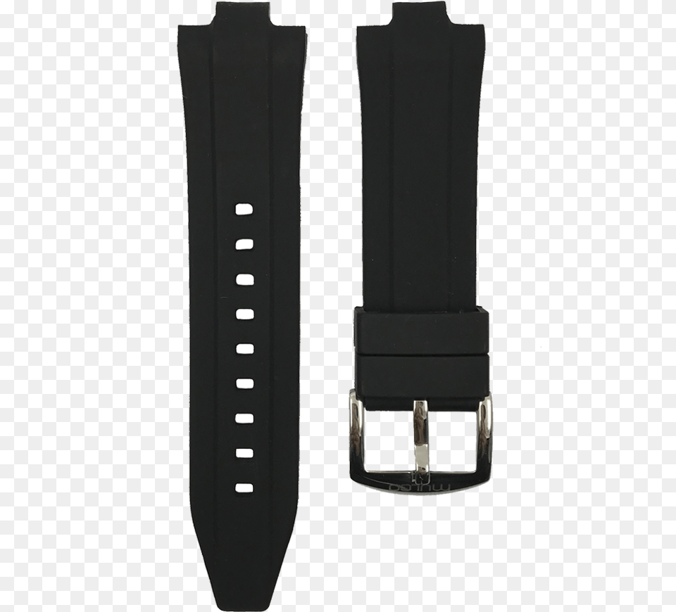 Correa Reloj Mulco Hombre Modelo Bluemarine Negro Mw5 Strap, Accessories, Belt, Buckle, Electronics Png Image