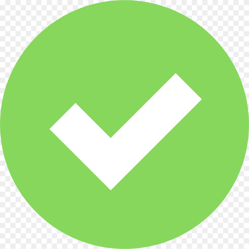 Correct Icon, Green, Disk Free Transparent Png