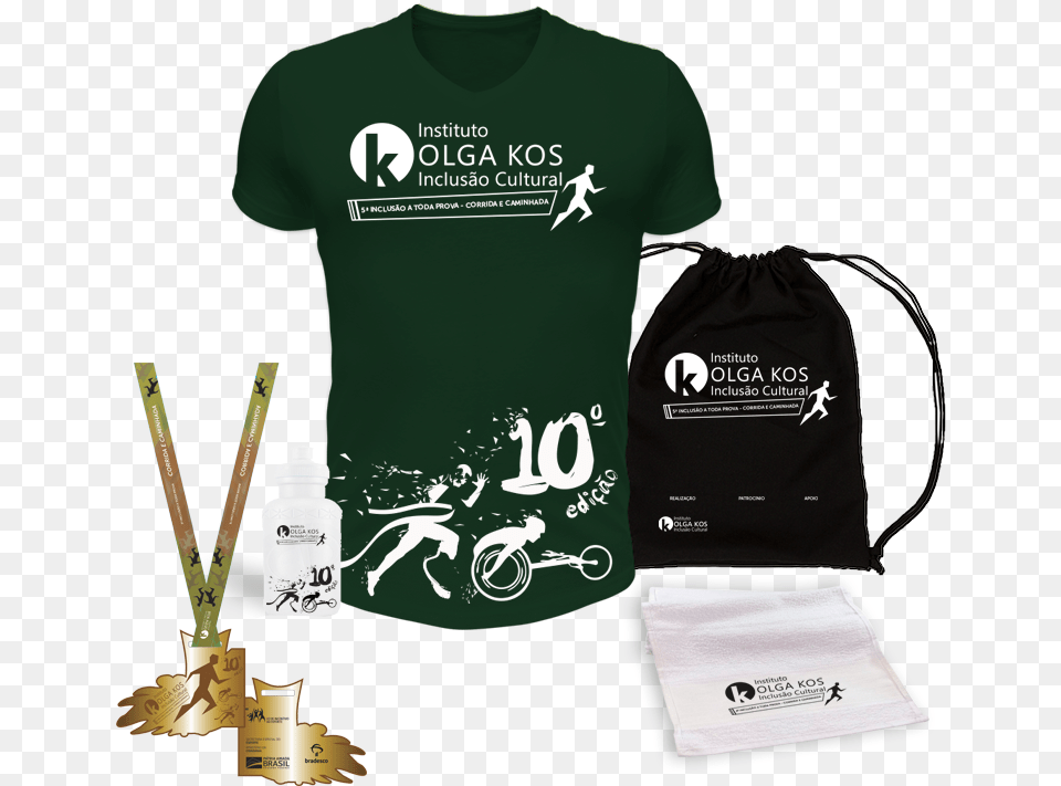 Corrida Olga Kos 2019 Dezembro, Clothing, T-shirt, Shirt, Bag Free Png