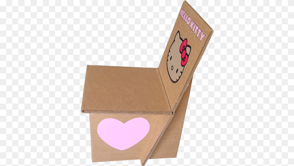 Corrugated Paper Print Double Folding With Hello Kitty, Box, Cardboard, Carton, Mailbox Png Image