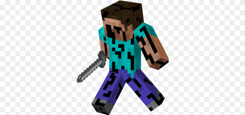 Corrupt Steve Minecraft Creepypasta Wiki Fandom Does Corrupted Steve Look Like In Minecraft, Person, Art, Graphics, People Free Png