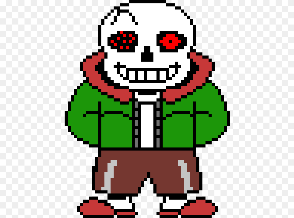 Corrupted By Chara Hardtale Sans Sans Pixel Png Image