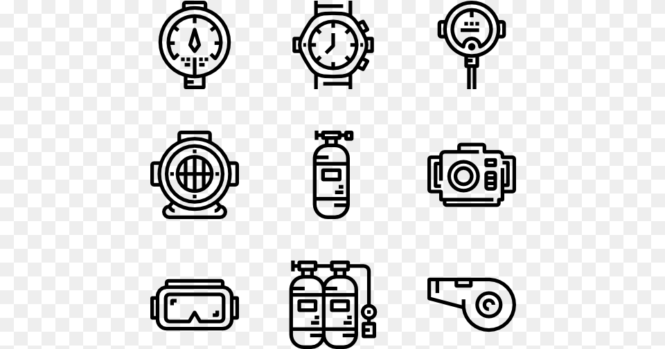 Corruption Icons, Gray Free Png