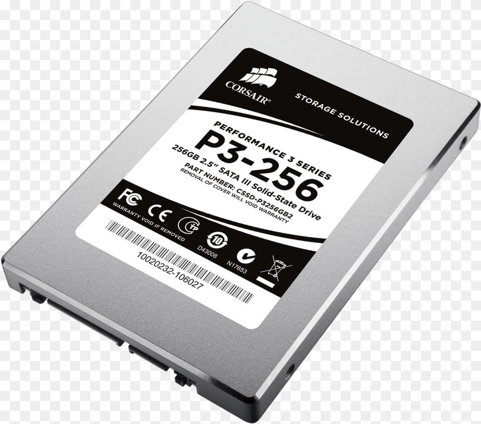 Corsair Announces New Performance 3 Line Of Ssds Solid State Drive, Computer, Computer Hardware, Electronics, Hardware Png Image